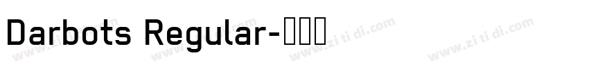 Darbots Regular字体转换